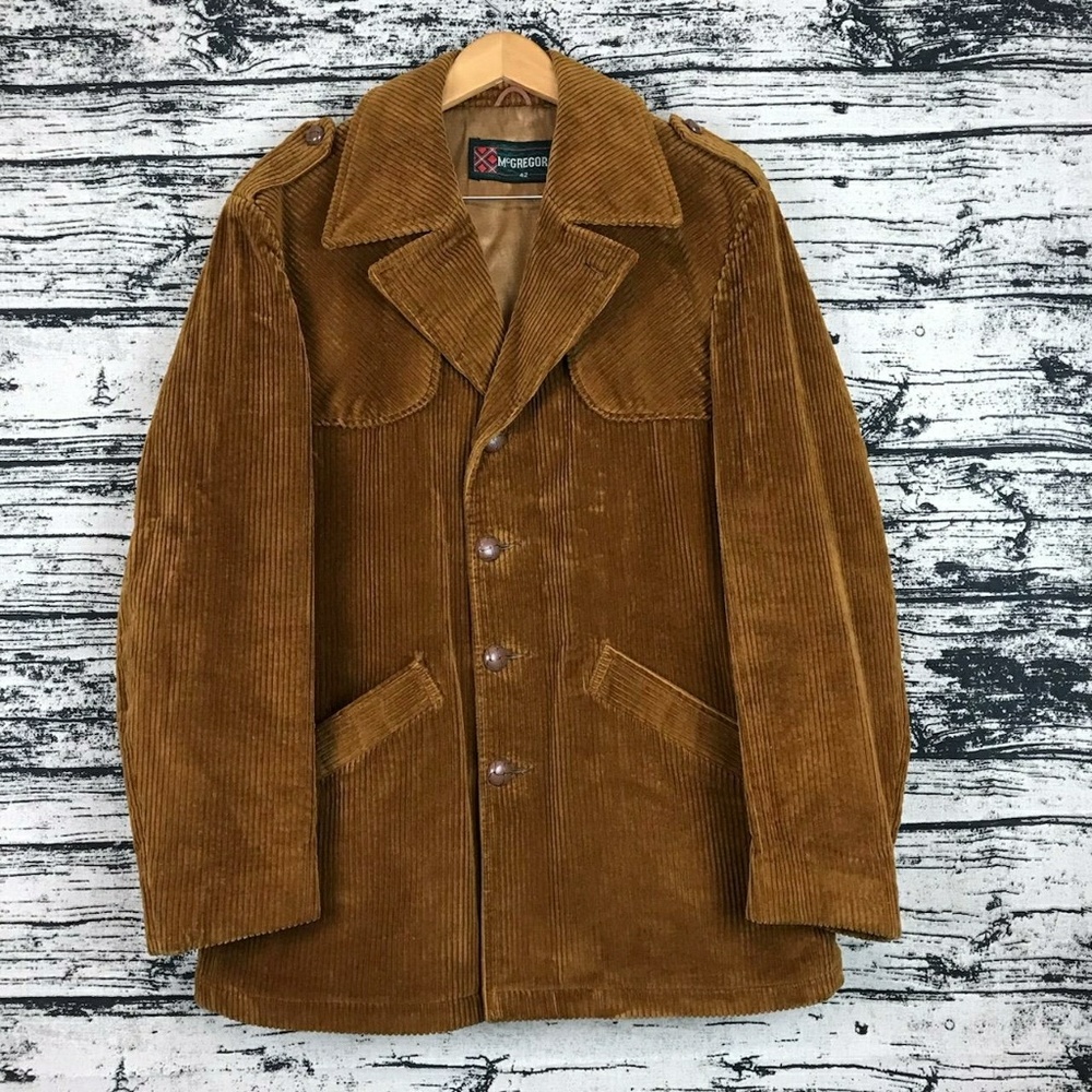 Vintage McGREGOR Corduroy BLAZER Coat 42